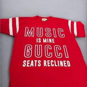 Gucci Red Graphic Tee